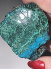 Load image into Gallery viewer, 100g Malachite &amp; Chrysocolla Gem Silica Gemstone Slab Specimen Lapidary - Congo