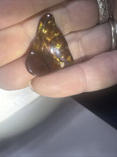 Load image into Gallery viewer, 10ct Rare Fire Agate GemStone Cabochon High Grade Lapidary Specimen