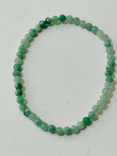 Load image into Gallery viewer, Natural Burma Jade Jadeite 4mm Faceted Crystal Stretch Gemstone Bracelet